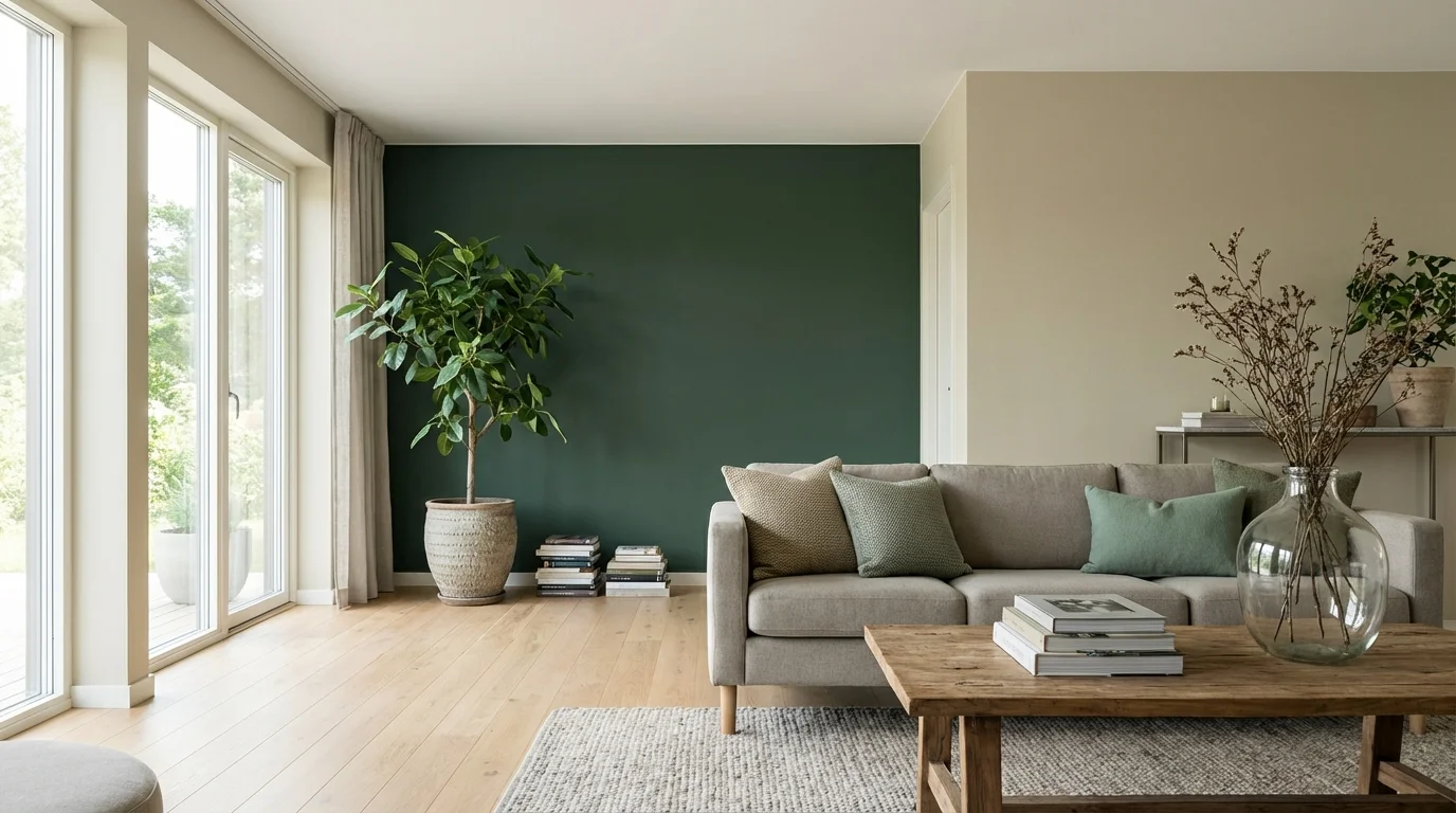 Couleurs tendance rénovation : Verts saturés et neutres minéraux